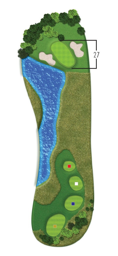 the lakes hole 2 overview