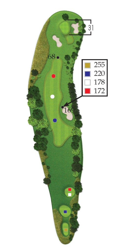 the lakes hole 3 overview