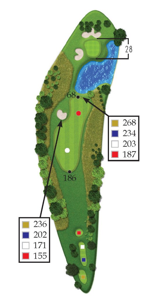 the lakes hole 5 overview